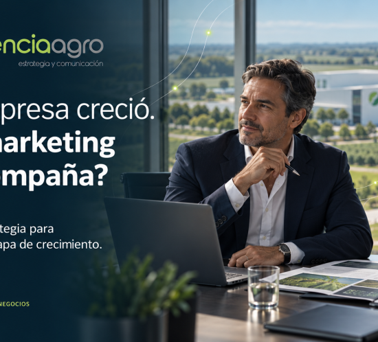 Tu empresa creció. ¿Tu marketing la acompaña? Marca y estrategia para tu próxima etapa de crecimiento — AgenciaAgro.